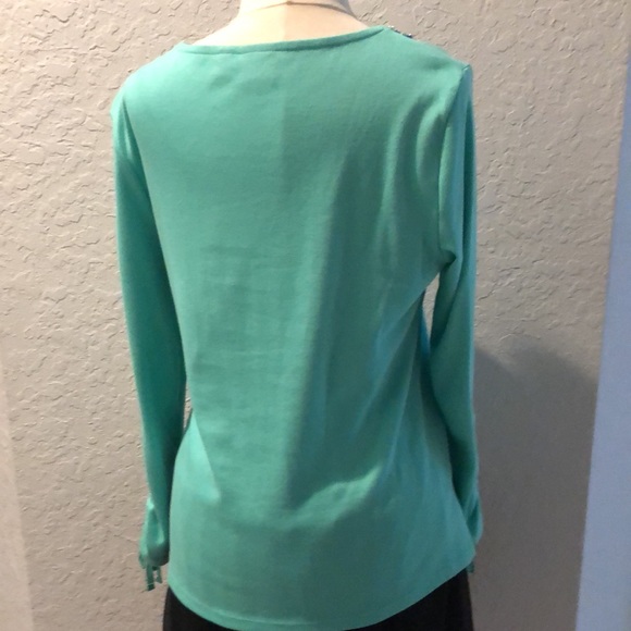 Green Rafaela Top - Picture 4 of 4